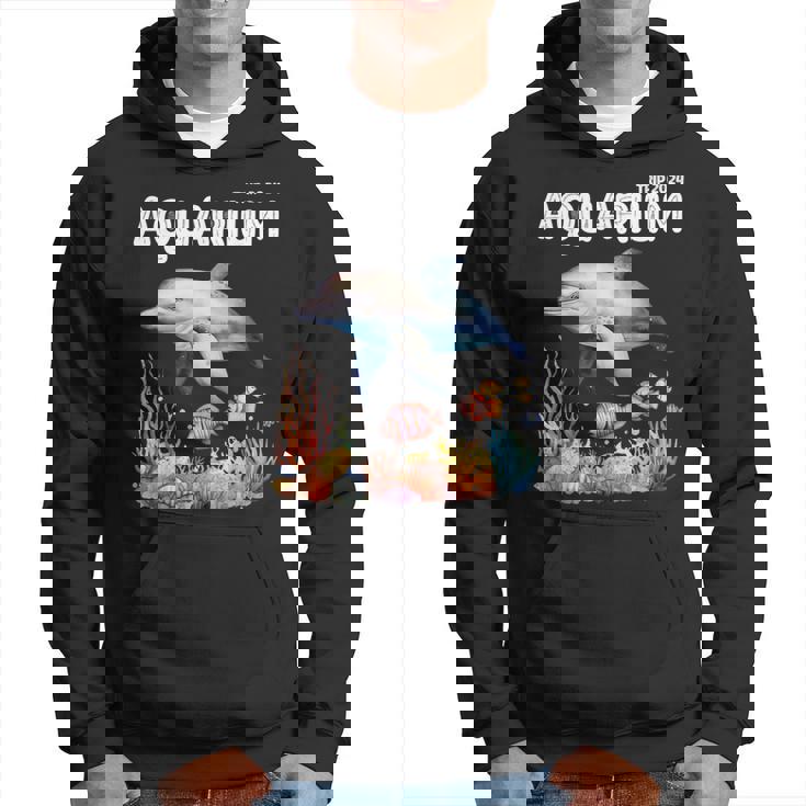 Aquarium Squad Sea Animal Lover Zoo Trip Dolphins Club 2024 Hoodie