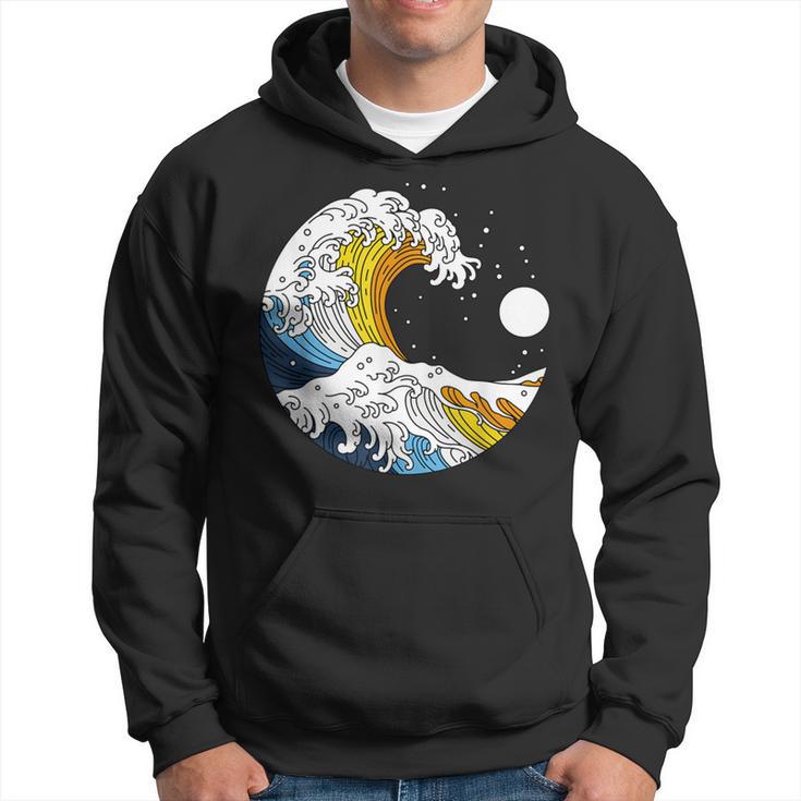 Aroace Pride Aro Ace Aromantic Asexual Flag Japan Great Wave Hoodie