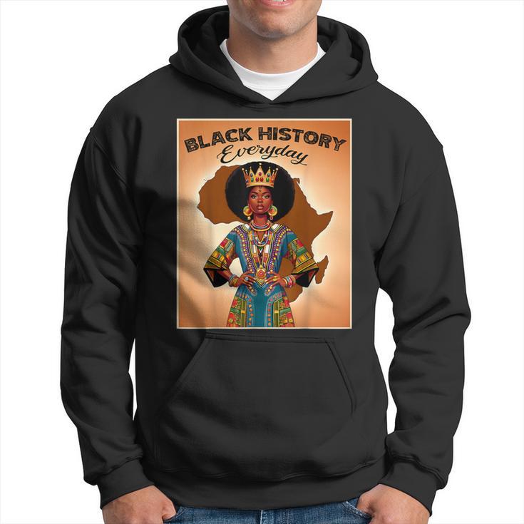 Aseda Black History Everyday Black History Month Pride Hoodie