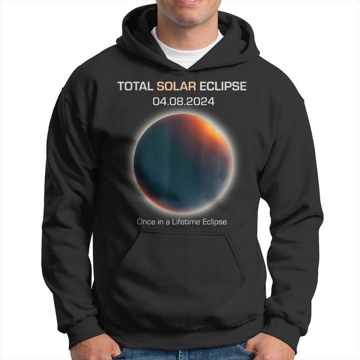 Astronomy Once In A Lifetime Eclipse Minimalistic Solar Ecli Hoodie