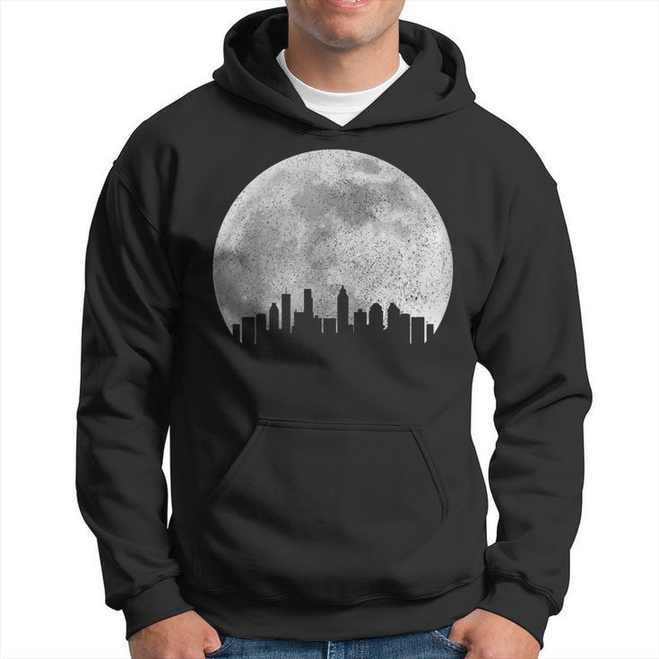 Atlanta Skyline Moon Pride Georgia Vintage Atlanta Hoodie