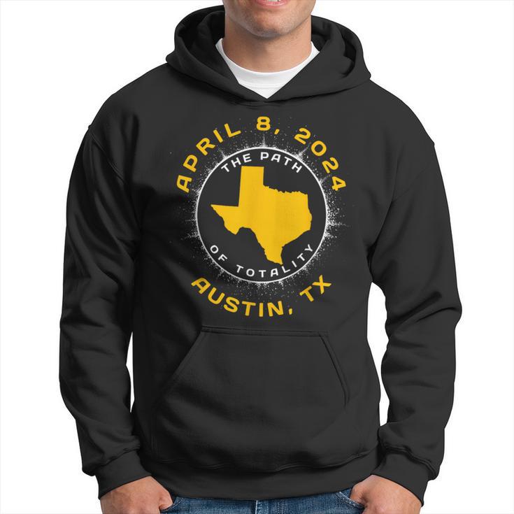 Austin Texas Solar Eclipse April 8 2024 Totality Hoodie