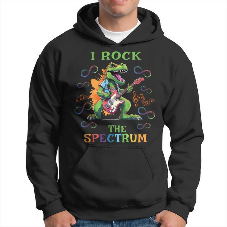 Autism Infinity Trex I Rock The Spectrum Hoodie
