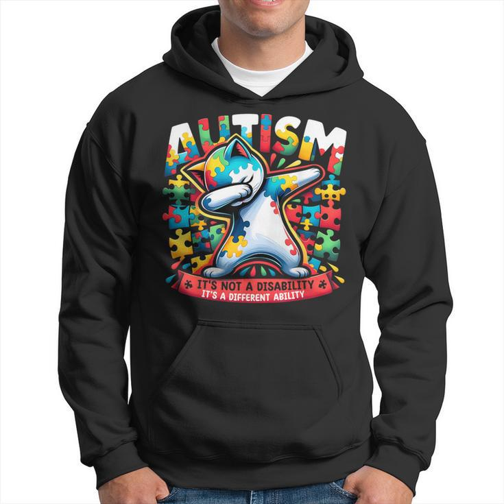 Autism It's Not A Disability It's A Different Ability Puzzle Hoodie
