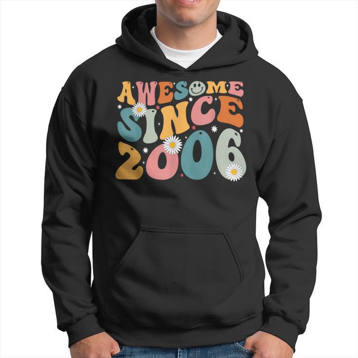 Awesome Since 2006 18Th Birthday Retro Born In 2006 Hoodie