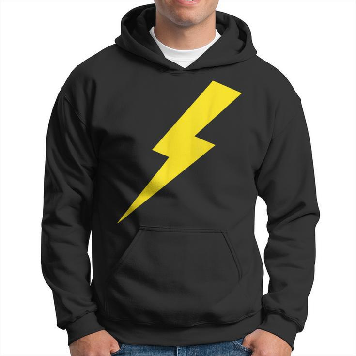 Awesome Lightning Bolt Yellow Print Hoodie