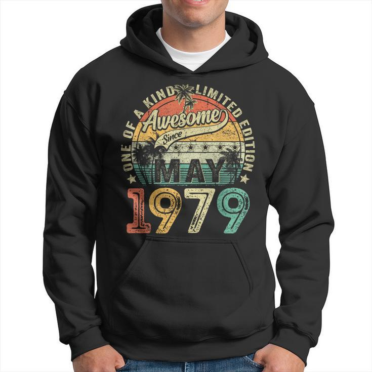 Awesome Since May 1979 Vintage 45Th Birthday Men Hoodie
