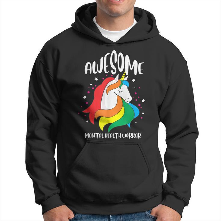 Awesome Mental Health Worker Appreciation Hoodie