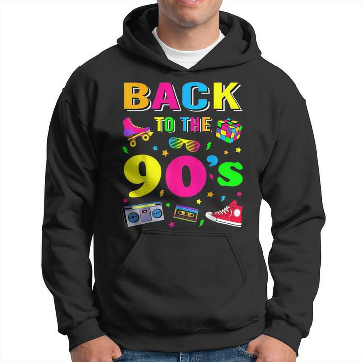 Back To 90'S 1990S Vintage Retro Nineties Costume Party Hoodie