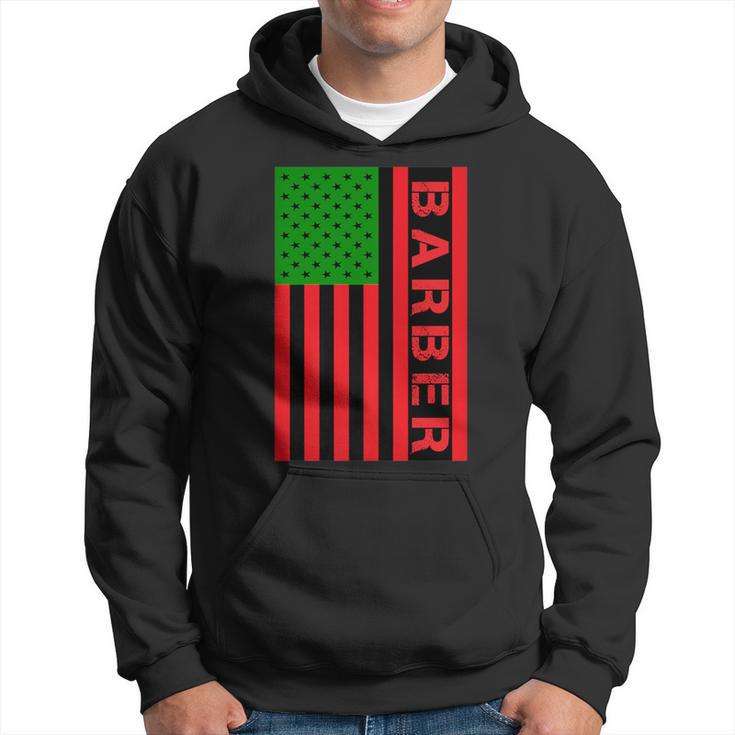 Barber Unia Flag Pan African American Flag Junenth Hoodie