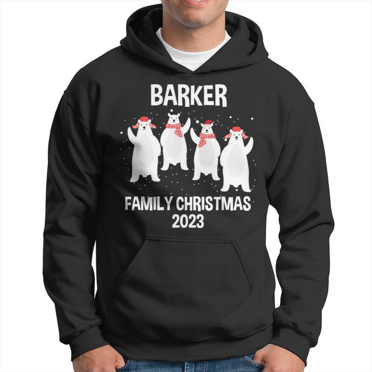Barker Family Name Barker Family Christmas Hoodie