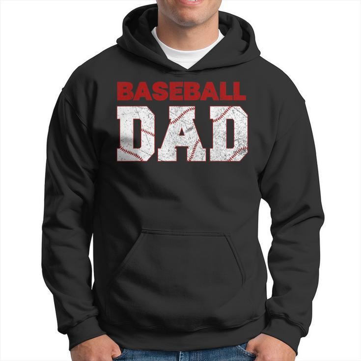 Baseball Dad Happy Fathers Day For Boys Kid Hoodie