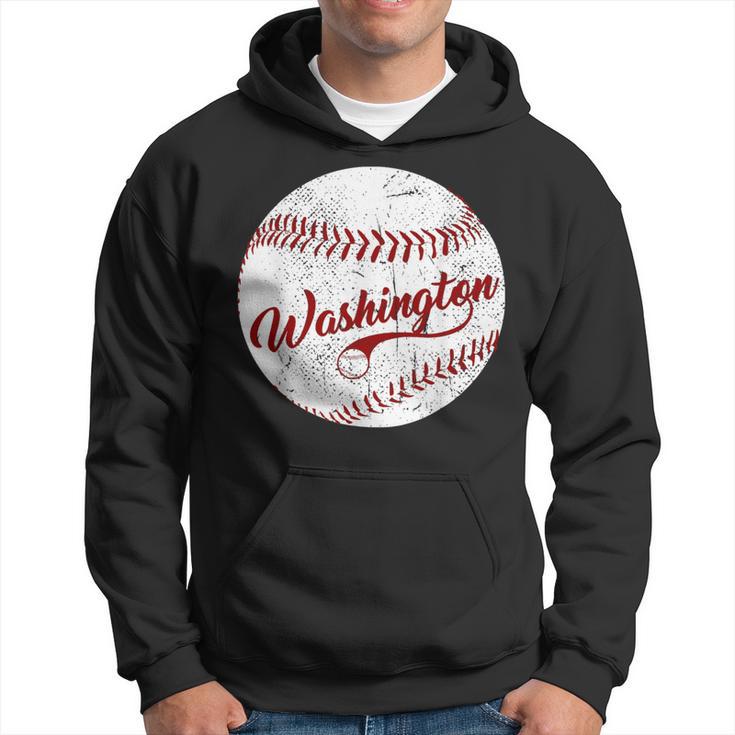 Baseball Washington Dc Team Love Baseball National Pastime Hoodie