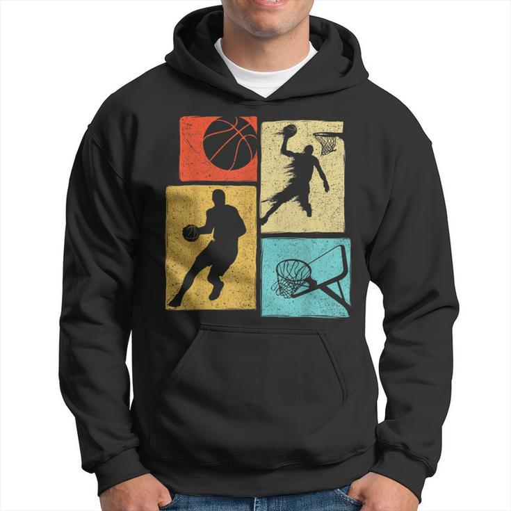 Basketball Players Colorful Ball Hoop Sports Lover Hoodie