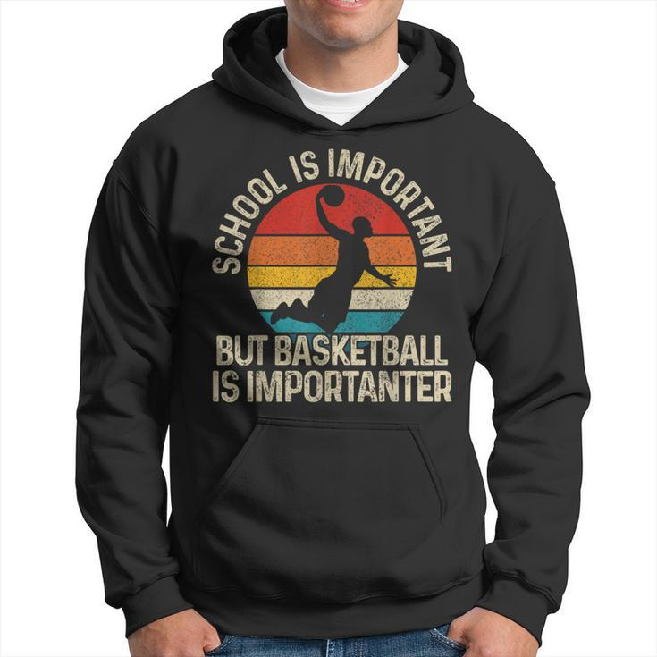 Basketball Vintage Slogan Hoodie