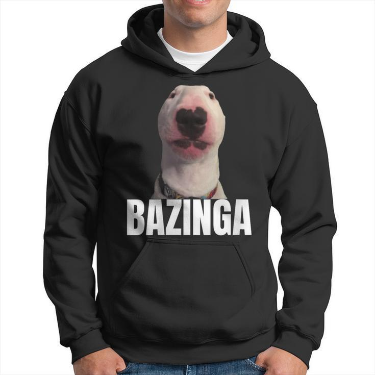 Bazinga Cringe Meme Dog Genz Trendy Nager Slang Hoodie