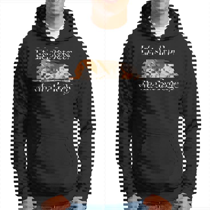 Beagle Dog Lover Slogan Laida Es Mejor Con Beagles Sudadera