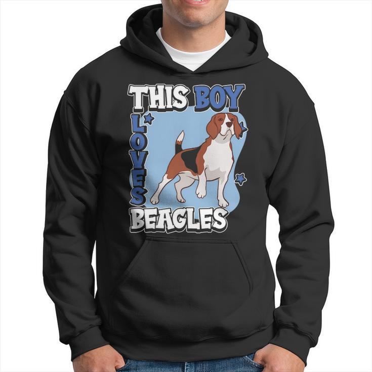 Beagle Quote Dog Owner This Boy Loves Beagles Hoodie