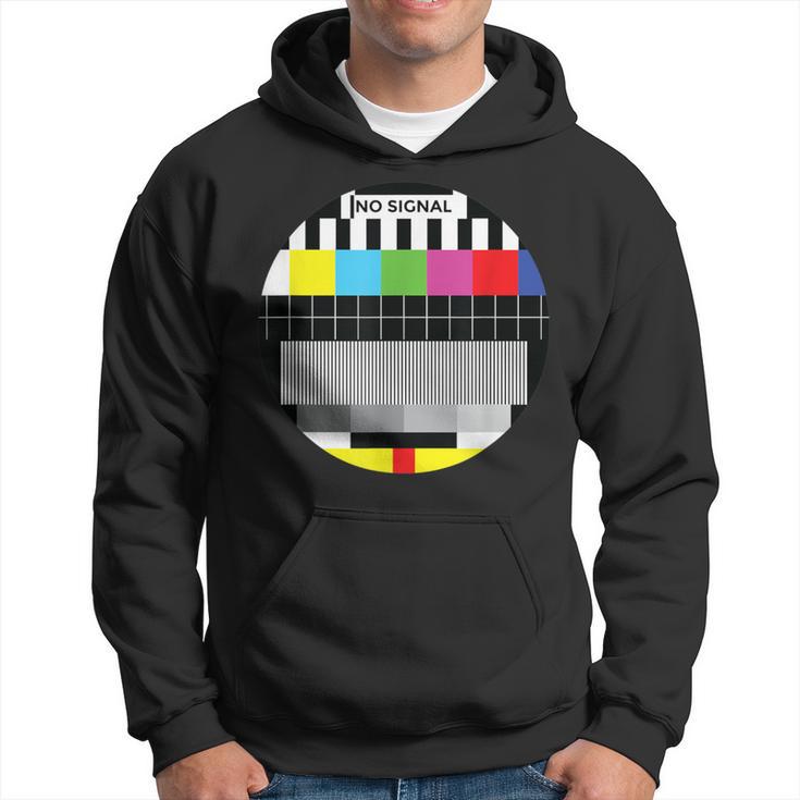 Beautiful No Signal Tv Colorful Test Pattern Classic Hoodie