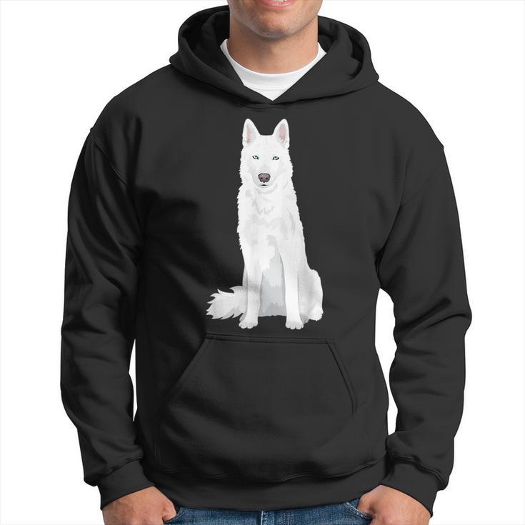 Beautiful White Siberian Husky Sweet White Snow Dog Hoodie