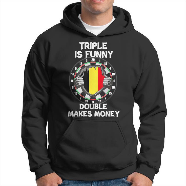 Belgien Flagge Darts Spieler Trikot Dart Kapuzenpullover