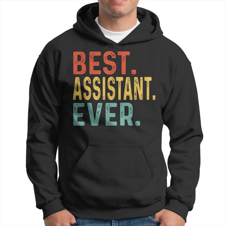 Best Assistant Ever Retro Vintage Unique For Assistant Hoodie