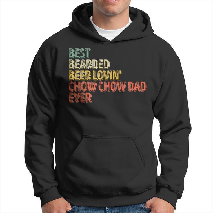 Best Bearded Beer Lovin Chow Chow Dad Pet Lover Owner Hoodie