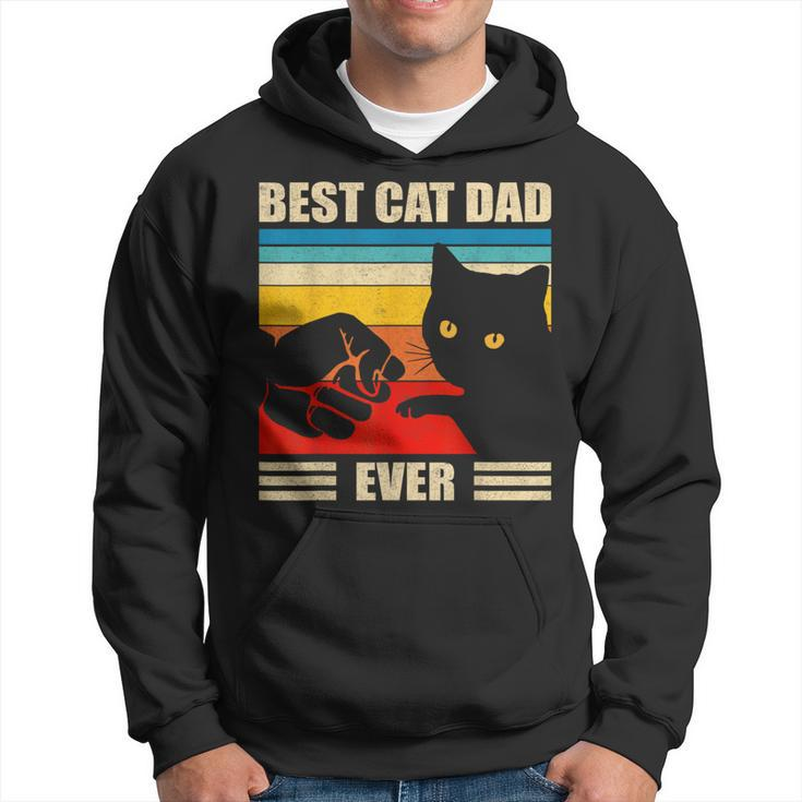 Best Cat Dad Ever Cat Dad Father Vintage Hoodie