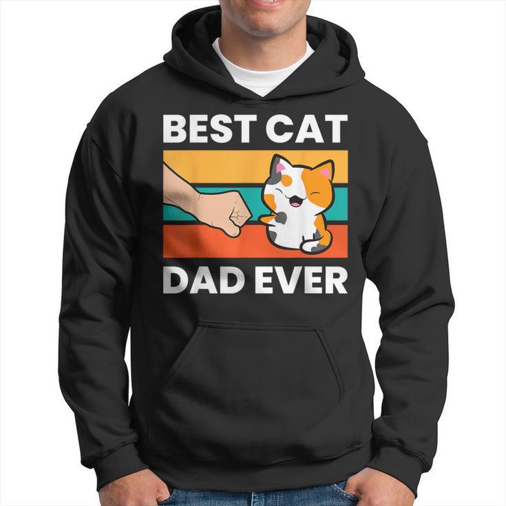 Best Cat Dad Ever Papa Calico Cat Hoodie