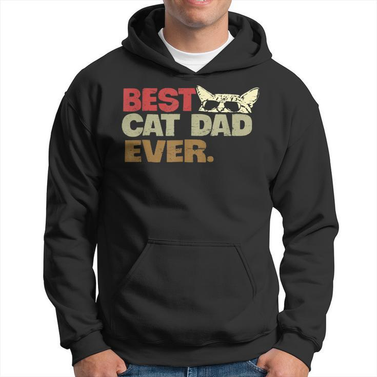 Best Cat Dad Ever Vintage Cat Dady Hoodie