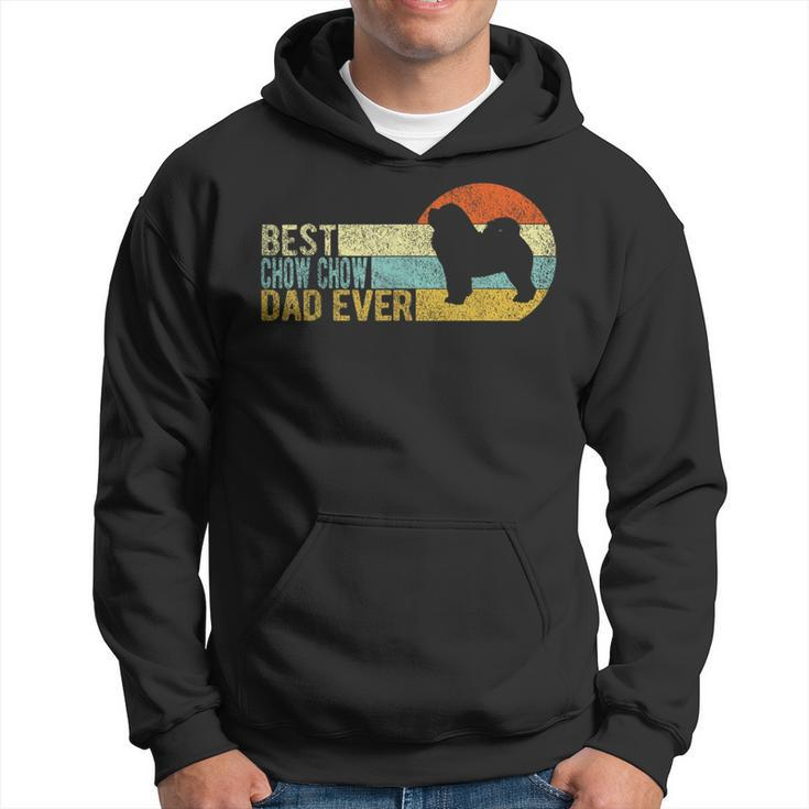 Best Chow Chow Dad Ever Retro Chow Chow Dog Vintage Hoodie