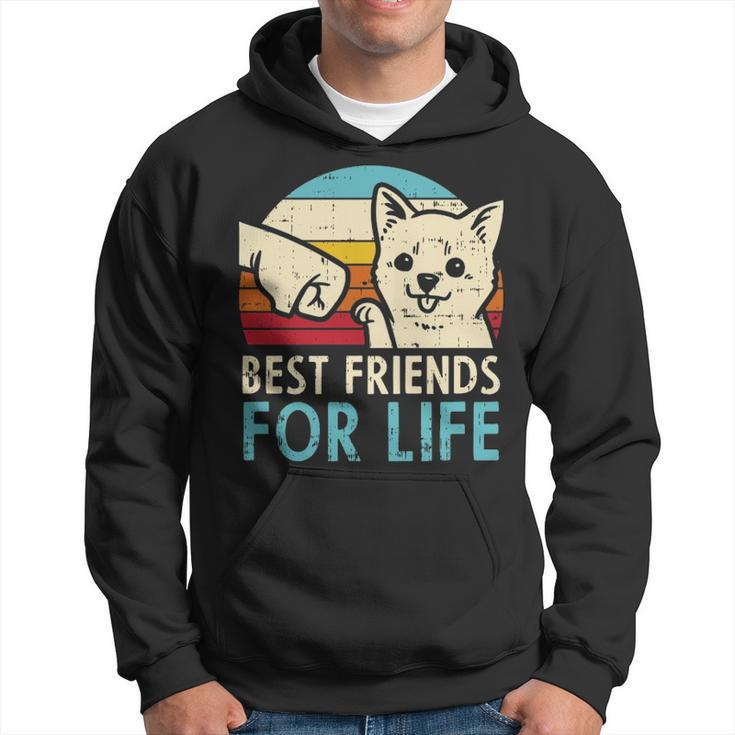 Best Friends For Life Chihuahua Fist Bump Chiwawa Dog Hoodie