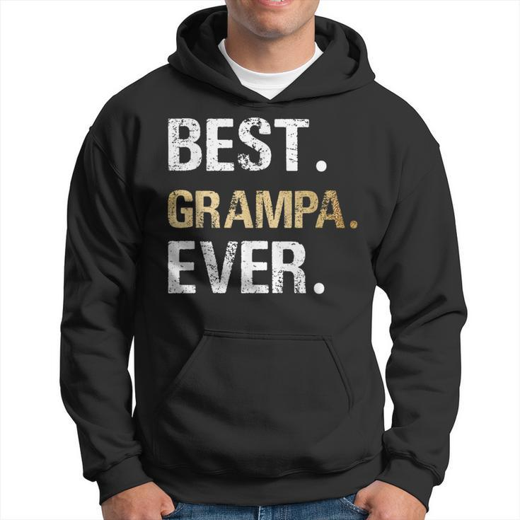 Best Grampa Graphic Grampa From Granddaughter Grandson Hoodie