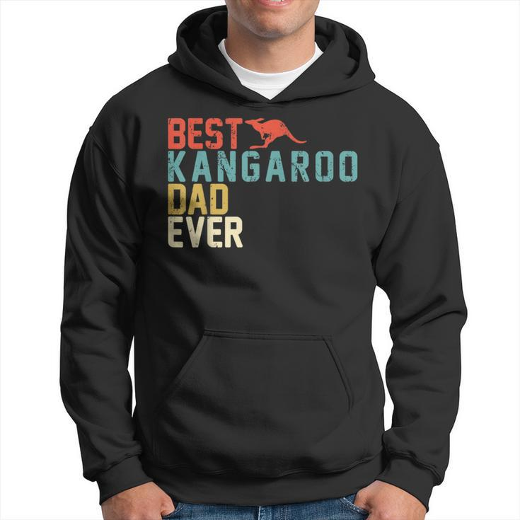 Best Kangaroo Dad Ever Retro Vintage Hoodie