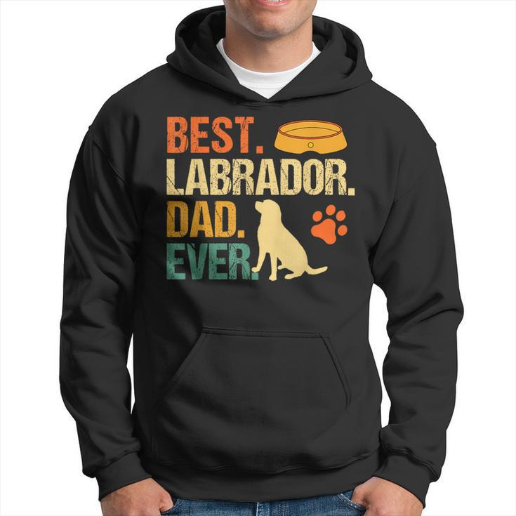 Best Labrador Dad Ever Fathers Day Retriever Dog Lover Hoodie