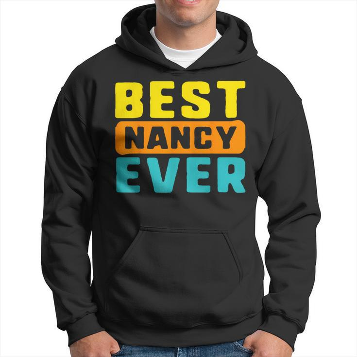 Best Nancy Ever Vintage Name Birthday Present Name Christmas Hoodie
