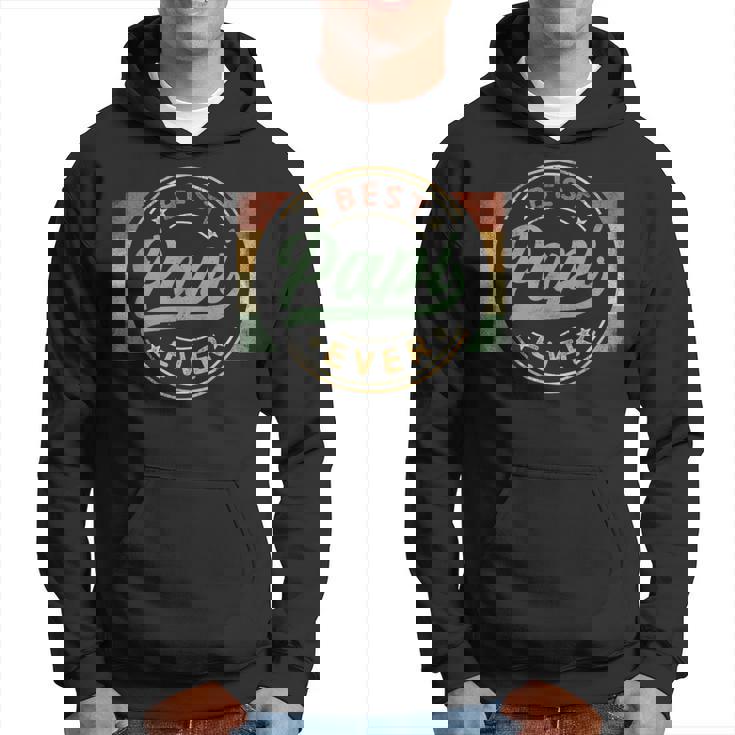 Best Papi Ever Emblem Father's Day Papi Grandpa Hoodie