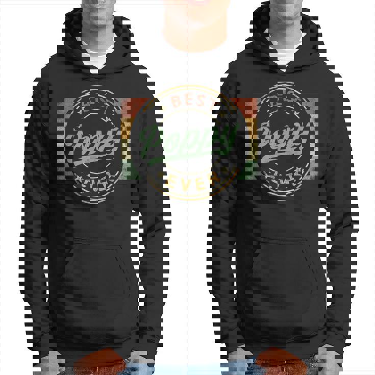 Best Poppy Ever Emblem Father's Day Poppy Grandpa Hoodie