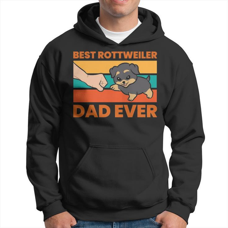 Best Rottweiler Dad Ever Rottweiler Owner Rottweiler Hoodie