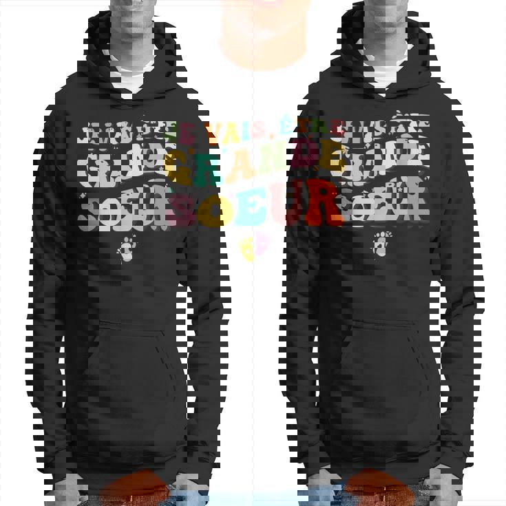 Bientot Grande Soeur Je Vais Être Grande Sœur Sweat à capuche