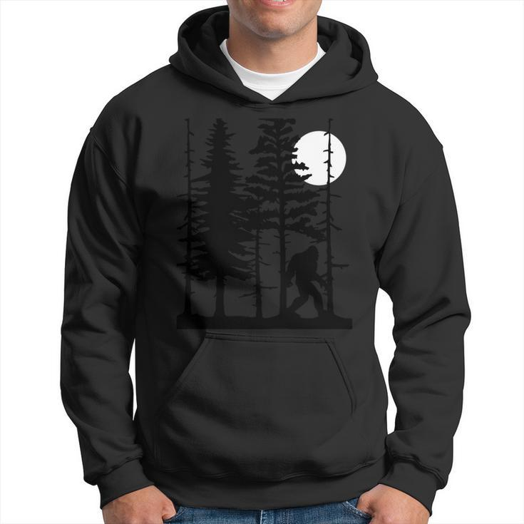 Bigfoot Hiding In Forest For Sasquatch Believers Hoodie