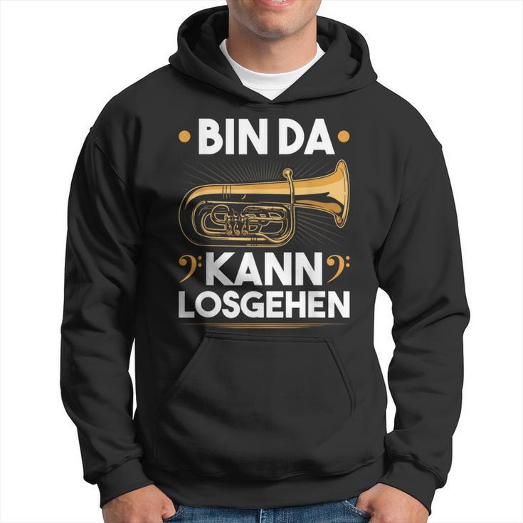 Bin Da Kann Losgehen Blow Music Bass Tubist B Tuba S Hoodie