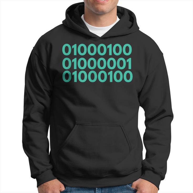 Binary Dad For Dad Dad In Binary Code Hoodie