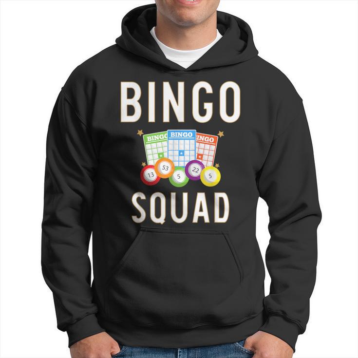 Bingo Squad Bingo Card Player Hoodie