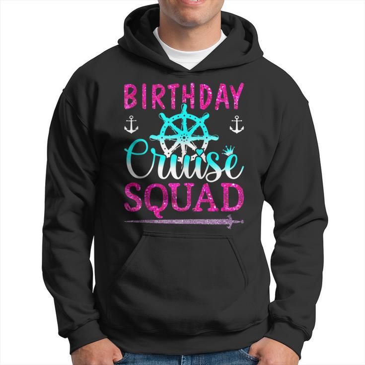 Birthday Cruise Squad King Crown Sword Cruise Boat Party Hoodie