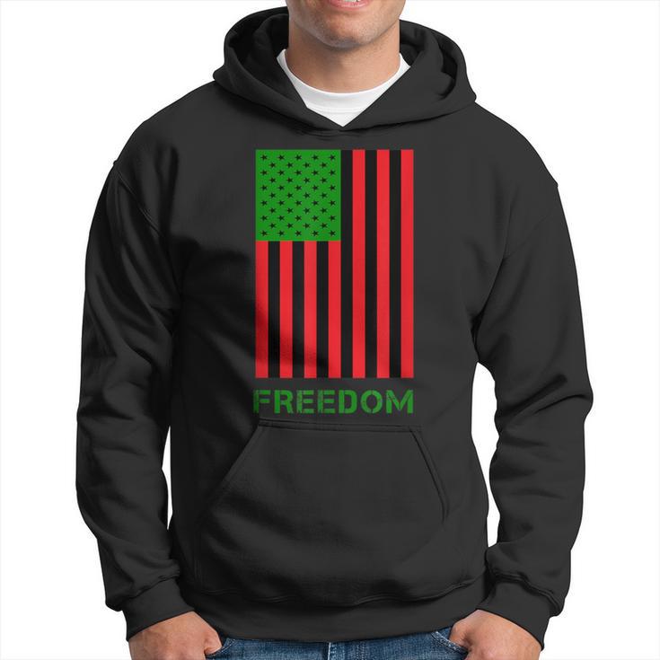 Black Freedom Unia Flag Pan African American Flag Junenth Hoodie