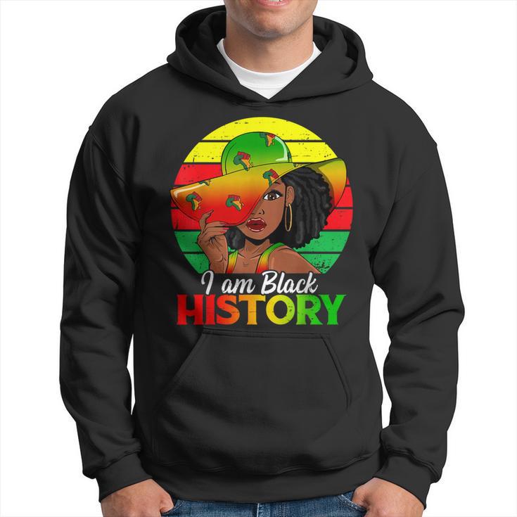 I Am Black History African American Black Pride Black Girls Hoodie