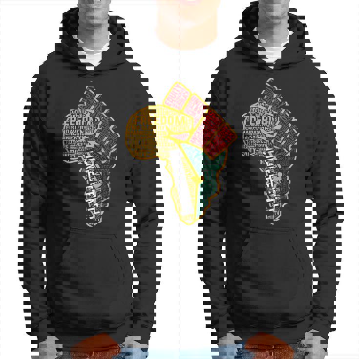 Black History Junenth Black Freedom 1865 African American Hoodie