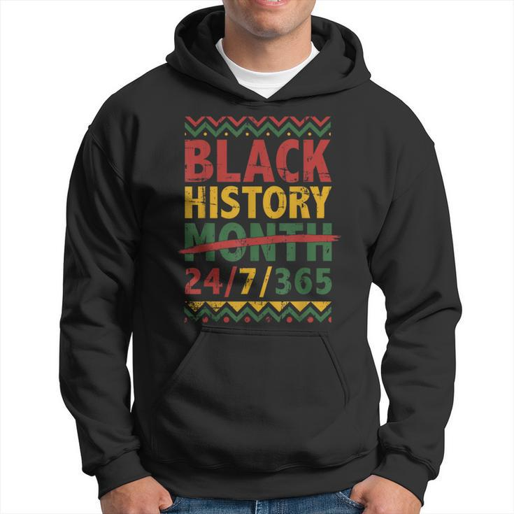 Black History Month 247365 With African Flag Hoodie