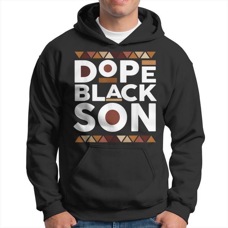 Black History Month Family Matching Melanin Dope Black Son Hoodie